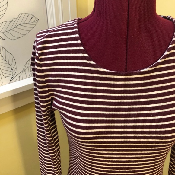 F21 | Striped Midi Dress - Picture 6 of 8